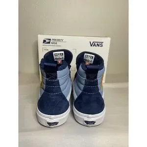 Vans | Shoes | Vans X Usps Sk8hi Mte Blue White Us Size 9  display picture 1
